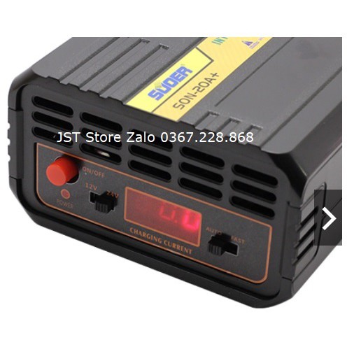 Bộ Sạc Bình Acquy 12V - 24V Tự Động Suoer Son-20A SON - 20A+