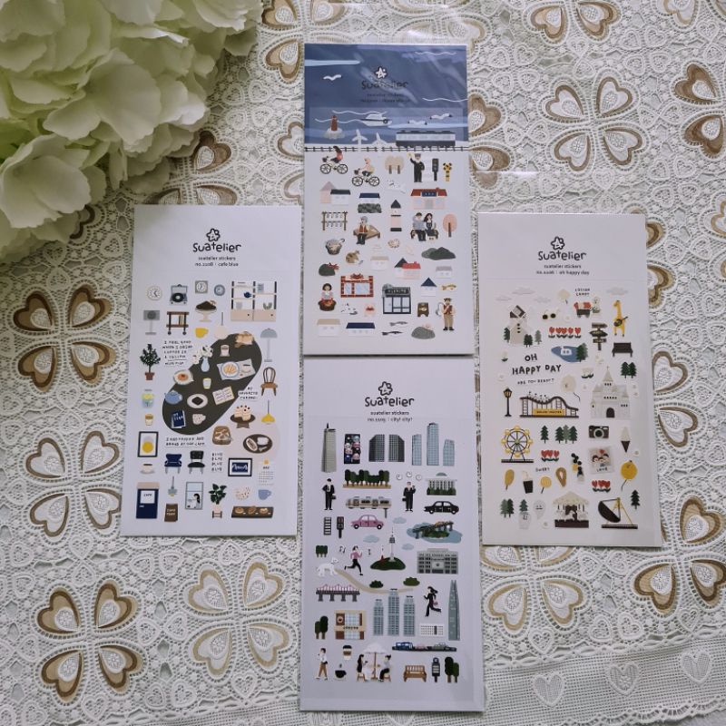 Krisna.room ♡ Sticker Suatelier trang trí sổ