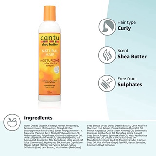 Kem tóc Cantu Moisturizing Curl Activator Cream 355ml giữ nếp tóc xoăn
