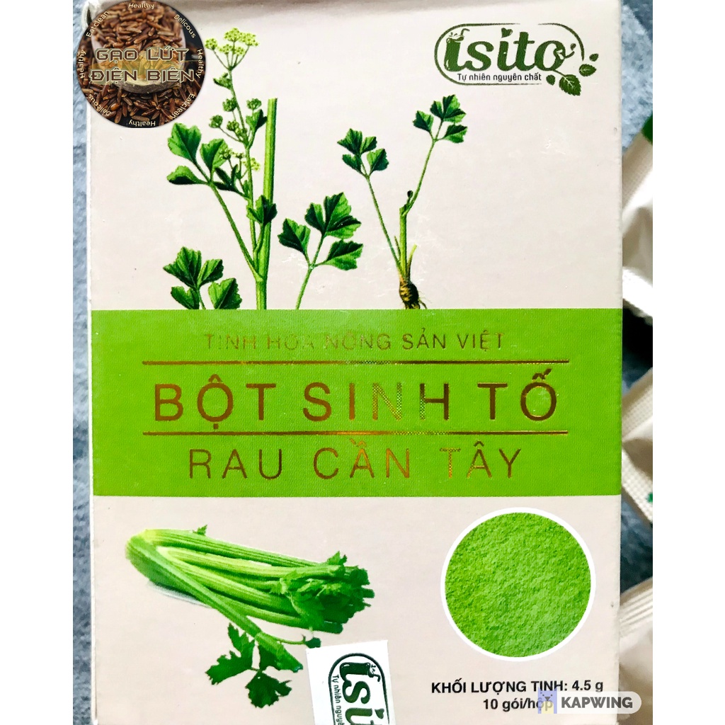 Bột rau Cần Tây ISITO - eatclean, giảm cân