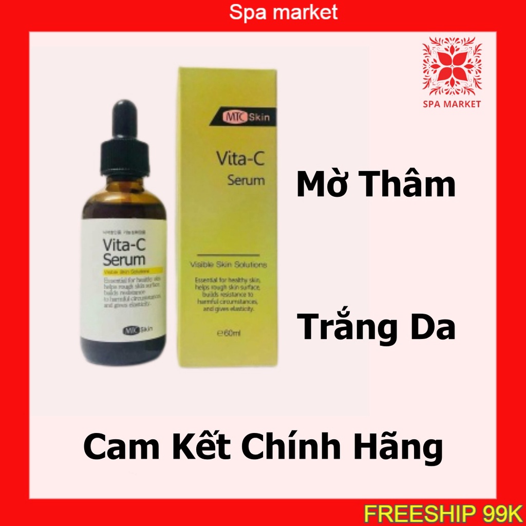 [Hàng Chuẩn] Serum Vita.minC sáng da mờ thâm nám lọ 60ml MTC