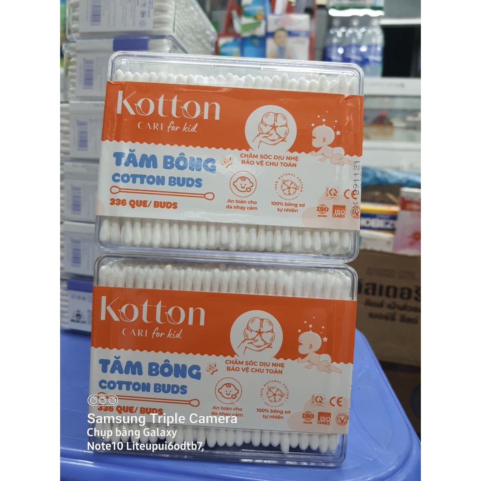 Tăm bông vệ sinh Kotton care (Mẫu mới) (Meriday (Bạch tuyết)) Gói 57 que