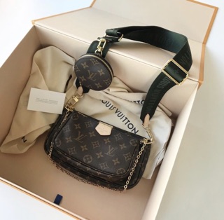 Combo LV W266-22-18 Pochette 3 món fullbox da thật