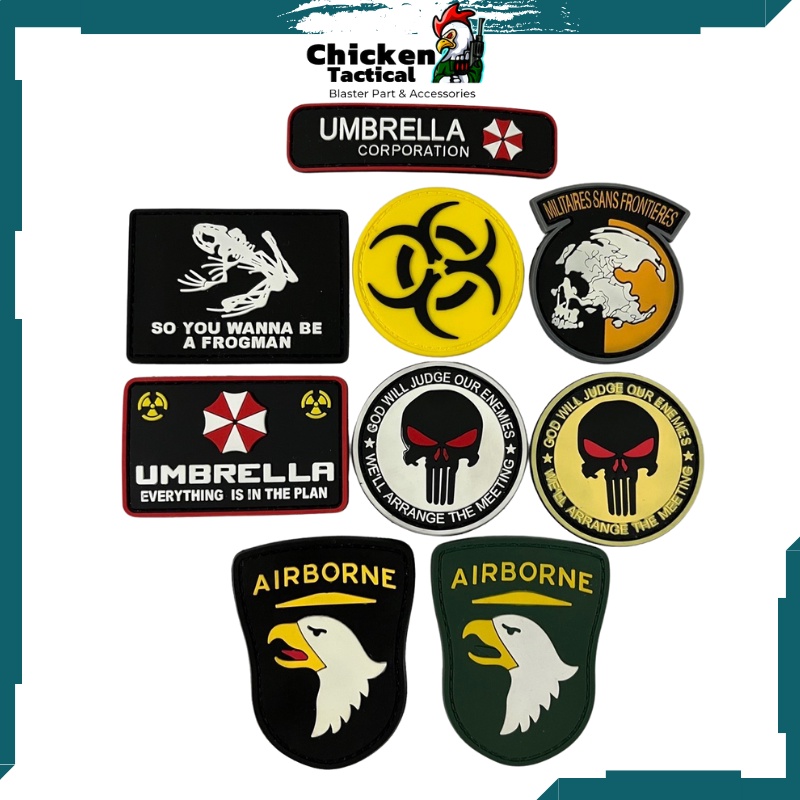 Miếng patch dán logo huy hiệu các đội đặc nhiệm 3D Morale Patch