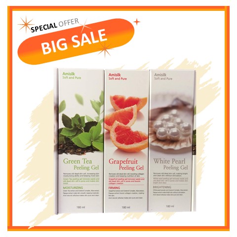 Tẩy Da Chết Amisilk Graperfruit Peeling Gel 180ml