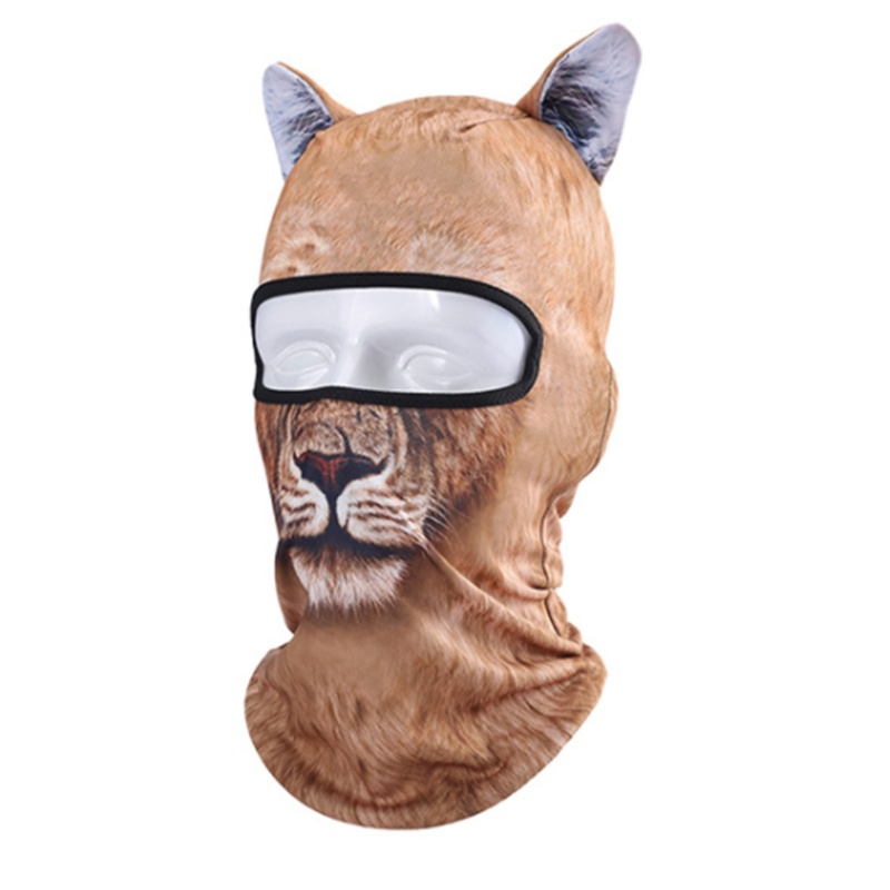 Thảm Chùi Chân Mùa Xuân In Họa Tiết Mặt Động Vật 3D Dễ Thương