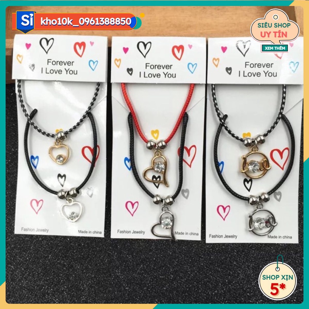 Sỉ 12 bộ đôi lắc tay love giành cho cặp đôi 90k