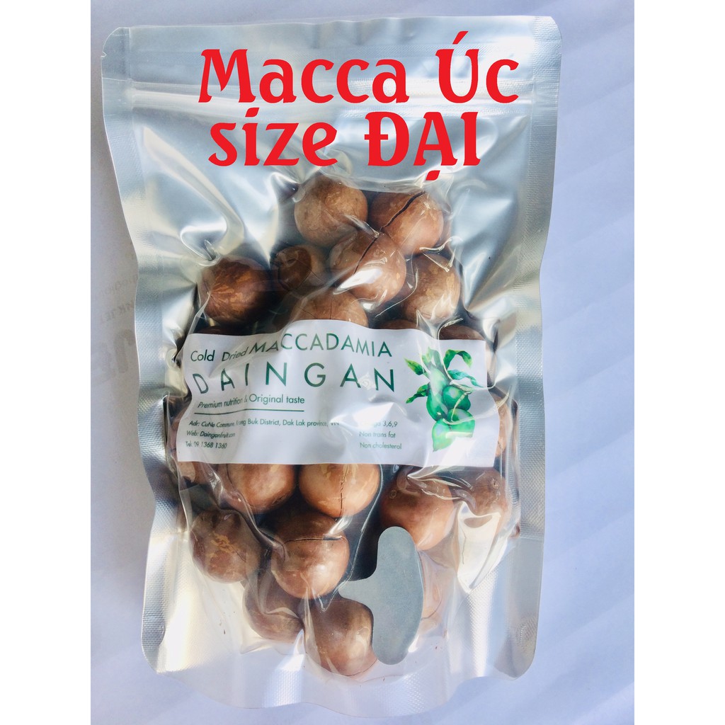 500G Hạt MACCA Úc size KHỔNG LỒ