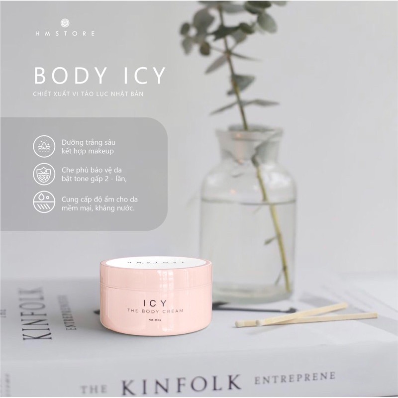 BODY ICY CHIẾT XUẤT VI TẢO LỤC NHẬT BẢN HM STORE