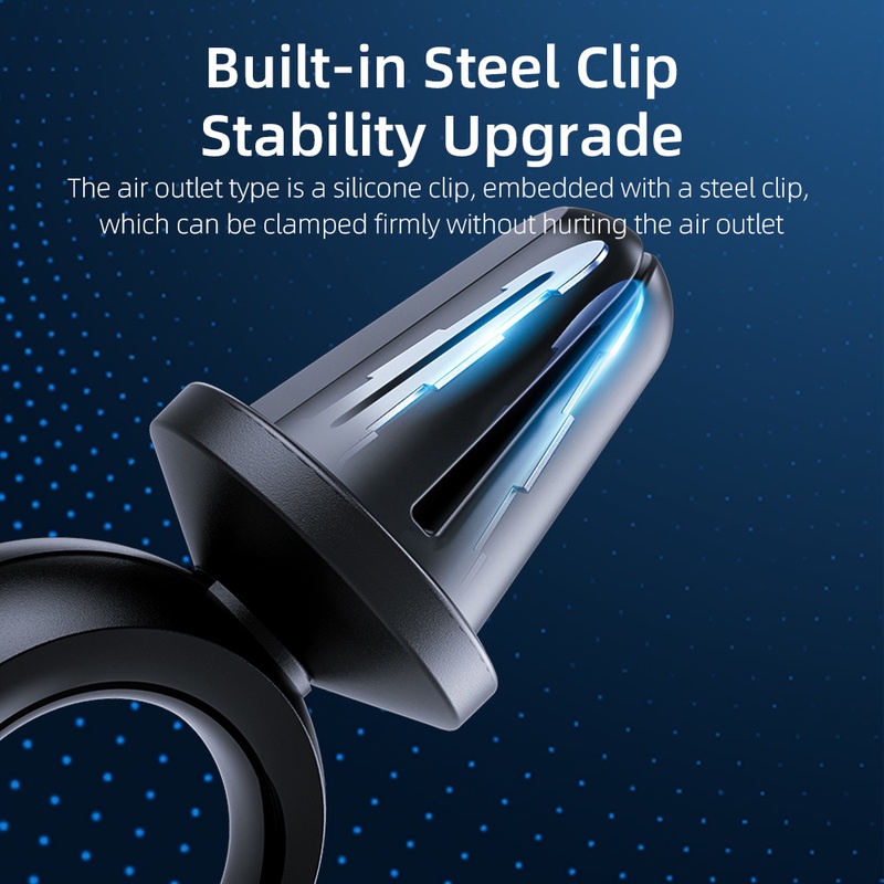 360 ° Giá Đỡ Điện Thoại Gắn Lỗ Thông Gió Xe Hơi Xoay Được Cho IPhone &amp; Android