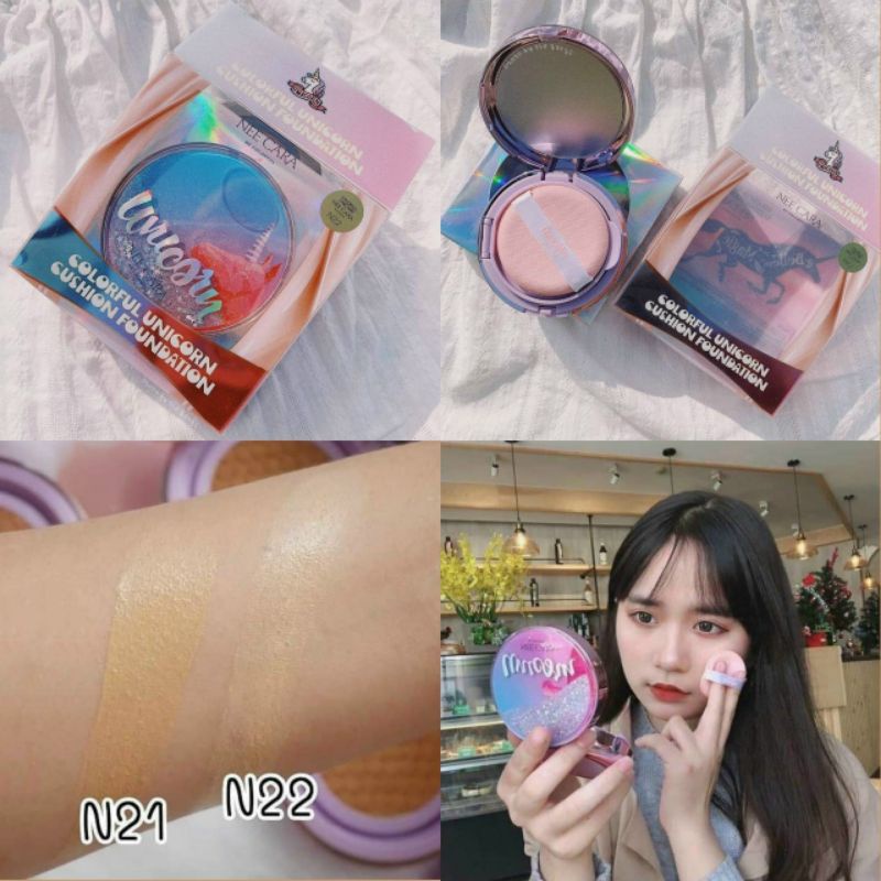 Phấn nước NeeCara Colorful Unicorn Cushion Thái Lan