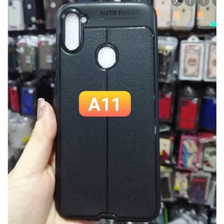 Ốp lưng SamSung Galaxy A11 silicon giả da, chống sốc Auto Focus