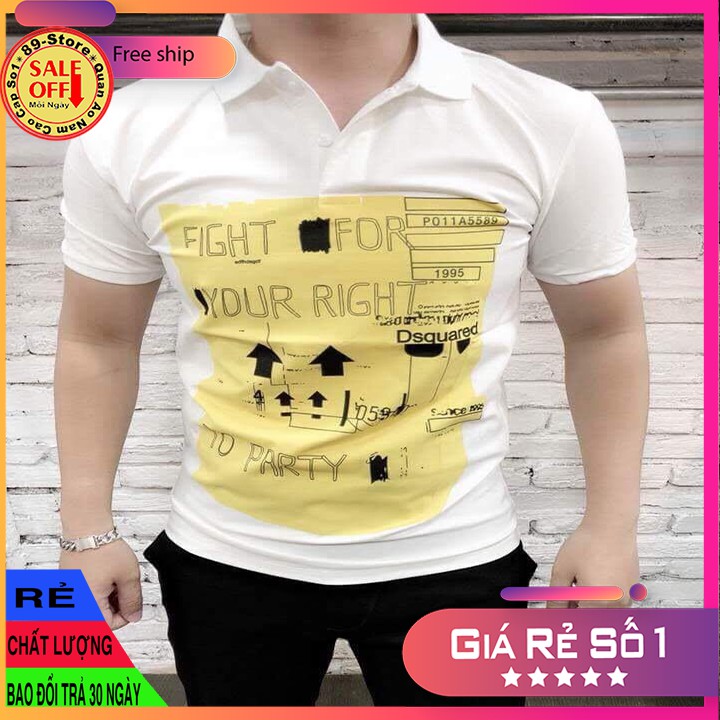 Áo Thun Nam Tay Ngắn Có Cổ Cao Cấp Thích Hợp Moi Lứa Tuổi Cam Kết Về Chất Lượng 🌟GIÁ RẺ NHẤT🌟