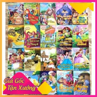 (Siêu Sale)  (Không trùng lặp) Combo 20 tranh cổ tích cho bé