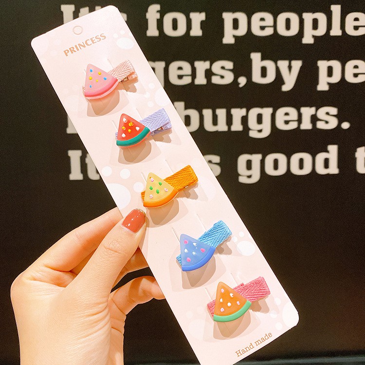 Set 14 Cặp Tóc Xinh Xắn Dễ Thương Phong Cách Hàn Quốc Cho Bé