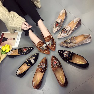 giày bệt nữ mũi nhọn