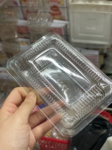 100 cái hộp nhựa hình chữ nhật nắp gập mã H21 hoặc H23