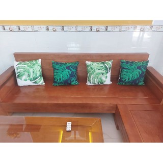 GỐI SOFA KT 45X45 NHỒI BÔNG GÒN TỰ NHIÊN (ko áo)