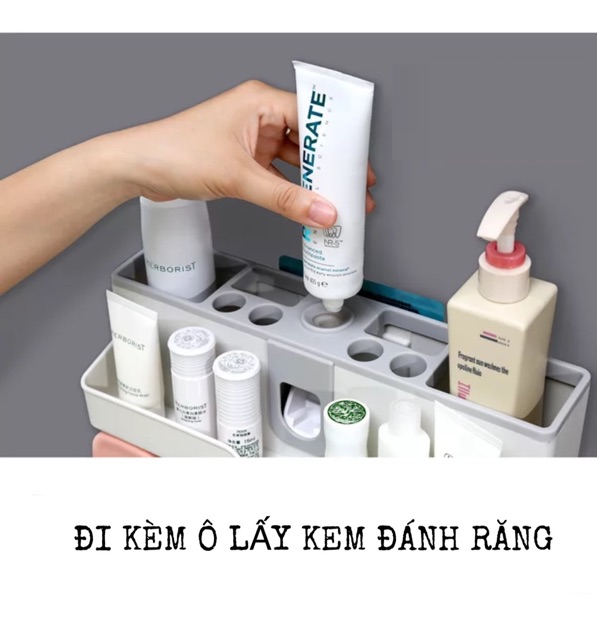 Giá đựng bàn chải, kệ nhà tắm đa năng ms701407