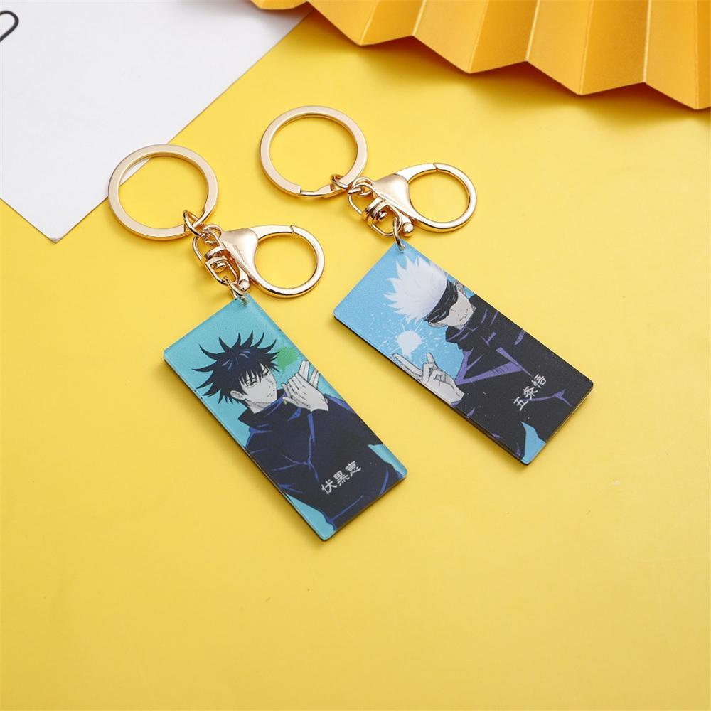 Móc Chìa Khóa Xe Hơi Bằng Acrylic Hình Anime NICKOLAS Jujutsu Kaisen Gojou Satoru