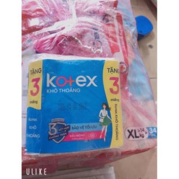 Băng vệ sinh Kotex có cánh 23cm ( Gói 3 miếng)