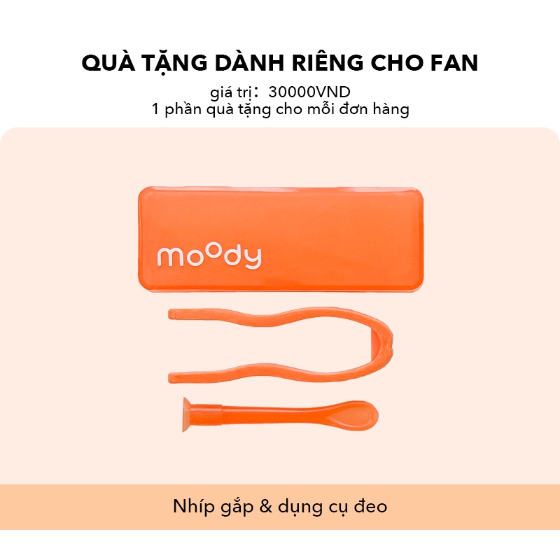 Set 10 kính áp tròng Moody Daily ICY 14.2mm bộ sưu tập mắt mèo