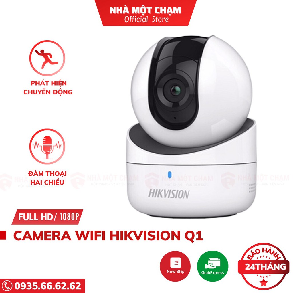Camera WiFi HIKVISION DS-2CV2Q21FD-IW 2mp xoay , đàm thoại 2 chiều, hồng ngoại