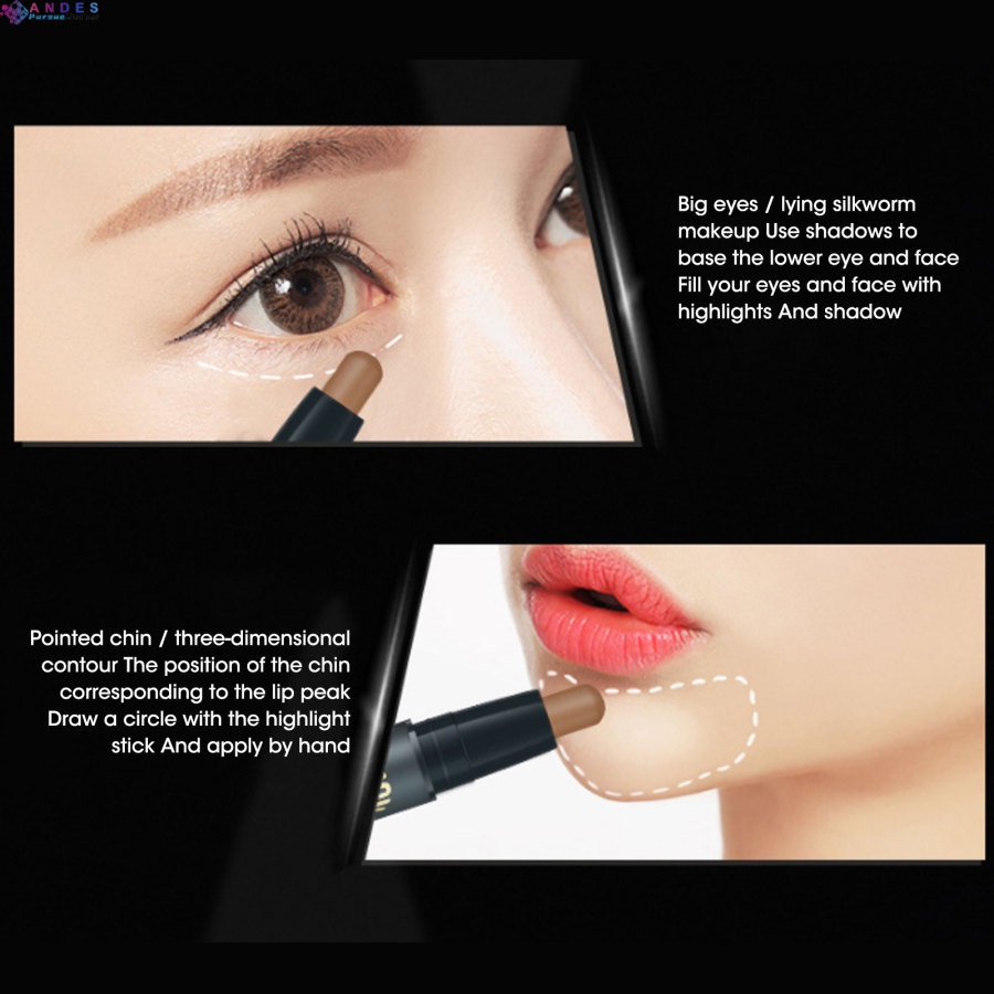 Thanh che khuyết điểm hai đầu tạo khối bắt sáng chống thấm nước và mồ hôi lâu trôi | BigBuy360 - bigbuy360.vn