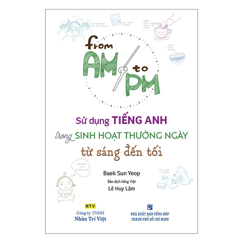 Sách - Sử dụng tiếng anh trong sinh hoạt thường ngày từ sáng đến tối