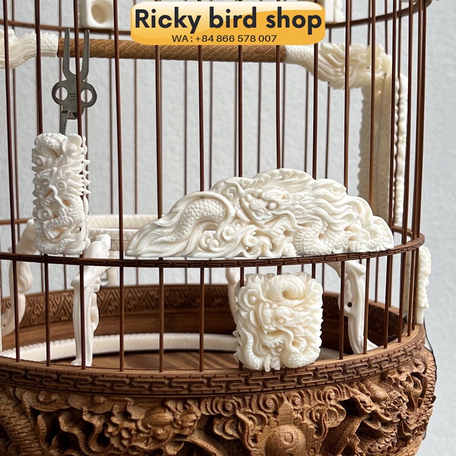 Lồng khuyên chạm rồng 3D độ xương siêu VIP