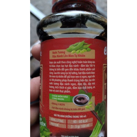 Nước tương đậu nành Cholimex lên men tự nhiên đậm đặc 300ml, 700ml