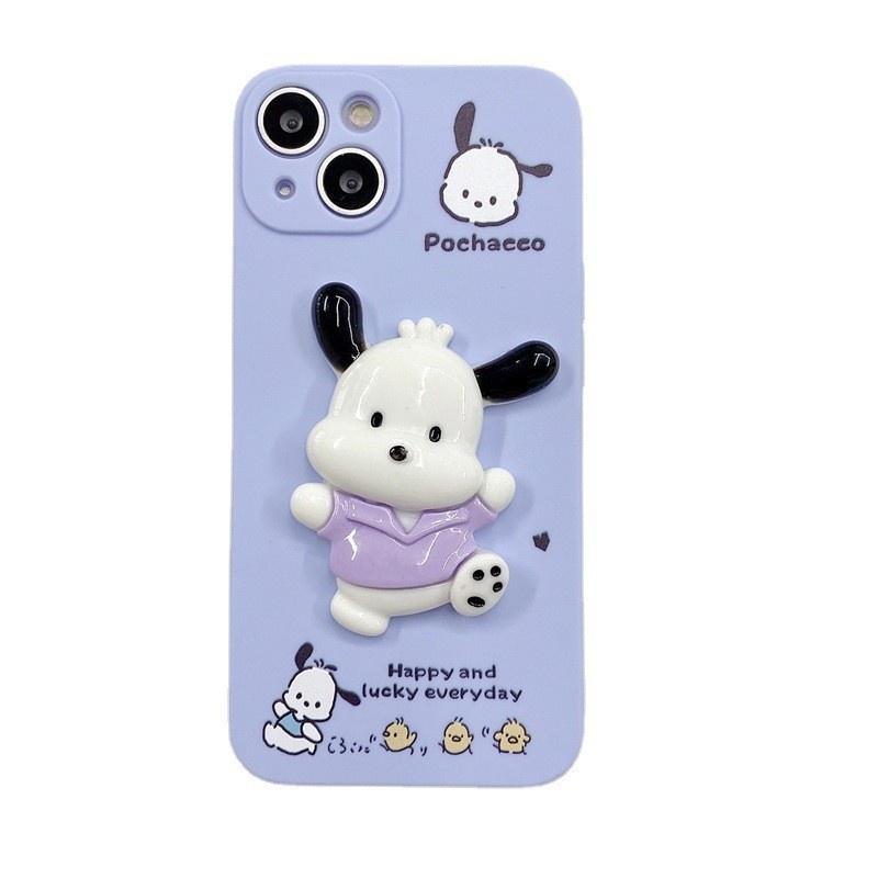 Ốp Điện Thoại Mềm Họa Tiết Hoạt Hình pochacco 3d Cho iphone 15 14 13 12 mini 11 pro max 6 6s 7 8 plus x xs max xr se 2020