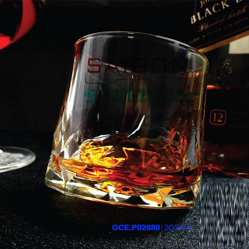 Ly Thủy Tinh Ocean Connexion Whisky Rock 305ml | P02880