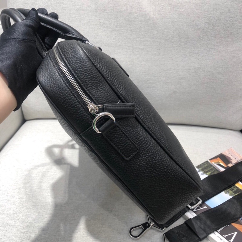 Cặp xách công sở cho nam thương hiệu thời trang cao cấp Prada da thật nhập khẩu hàng vip 1-1 | BigBuy360 - bigbuy360.vn