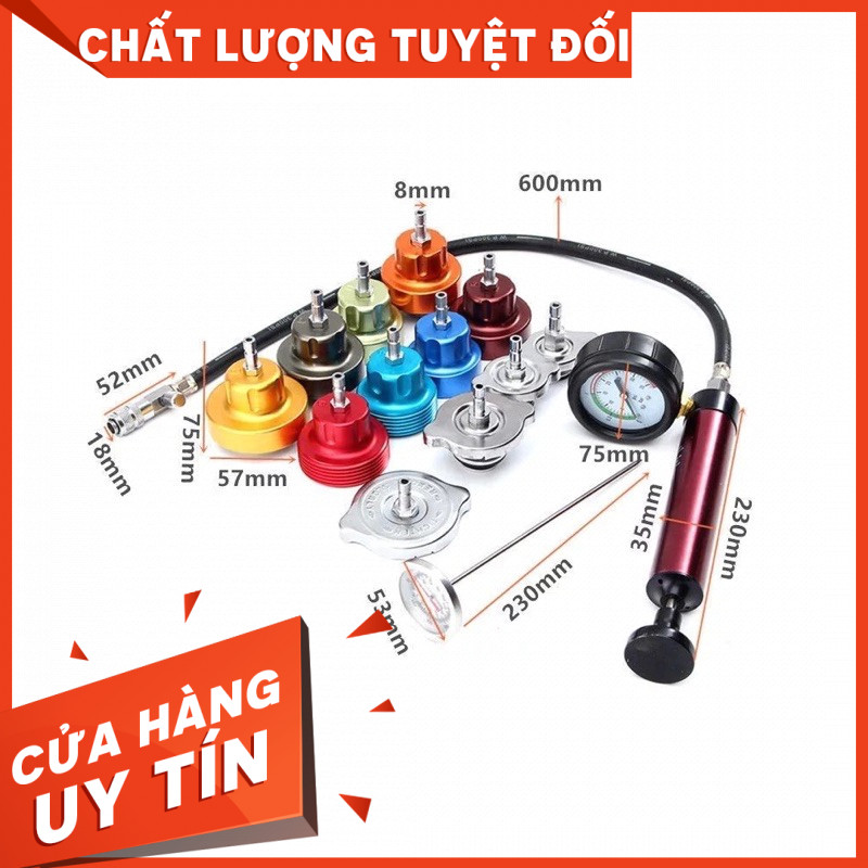 (RẺ VÔ ĐỊCH)Bộ Dụng Cụ Kiểm Tra Tản Nhiệt Áp Lực Nước,Kiểm Tra Tản Nhiệt Nước Rò Rỉ,Kiểm Tra Tản Nhiệt Độ Kín