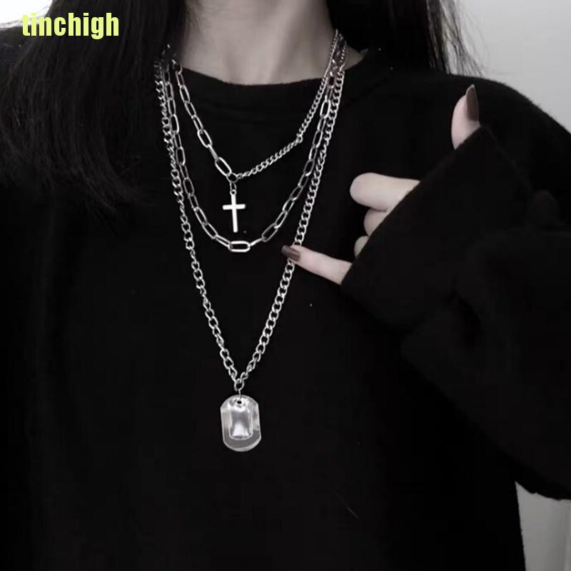 Dây Chuyền Dài Mặt Thánh Giá Bằng Kim Loại Thời Trang Dành Cho Nam Và Nữ