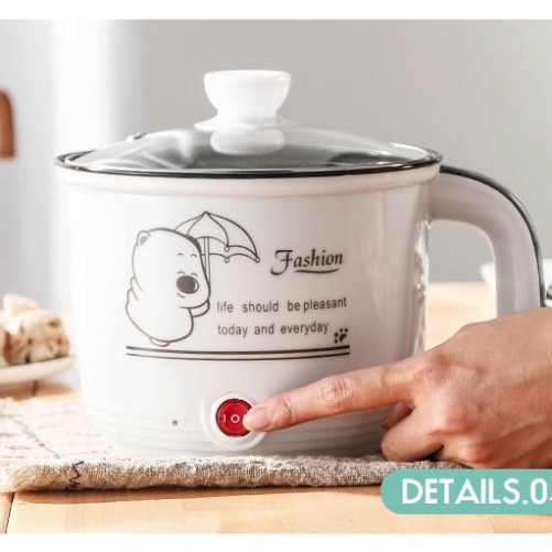 Ca Nấu Mì, Nấu Cơm Đa Năng Có Tay Cầm 1,8L  Cooking Poot