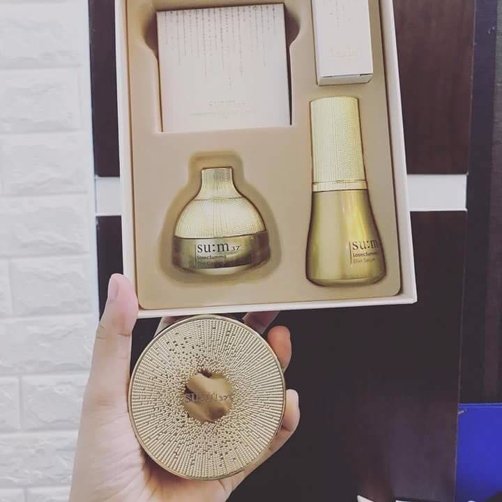 Set phấn nước Limitted Su:m37 Losec summa Gold Metal cushion | BigBuy360 - bigbuy360.vn