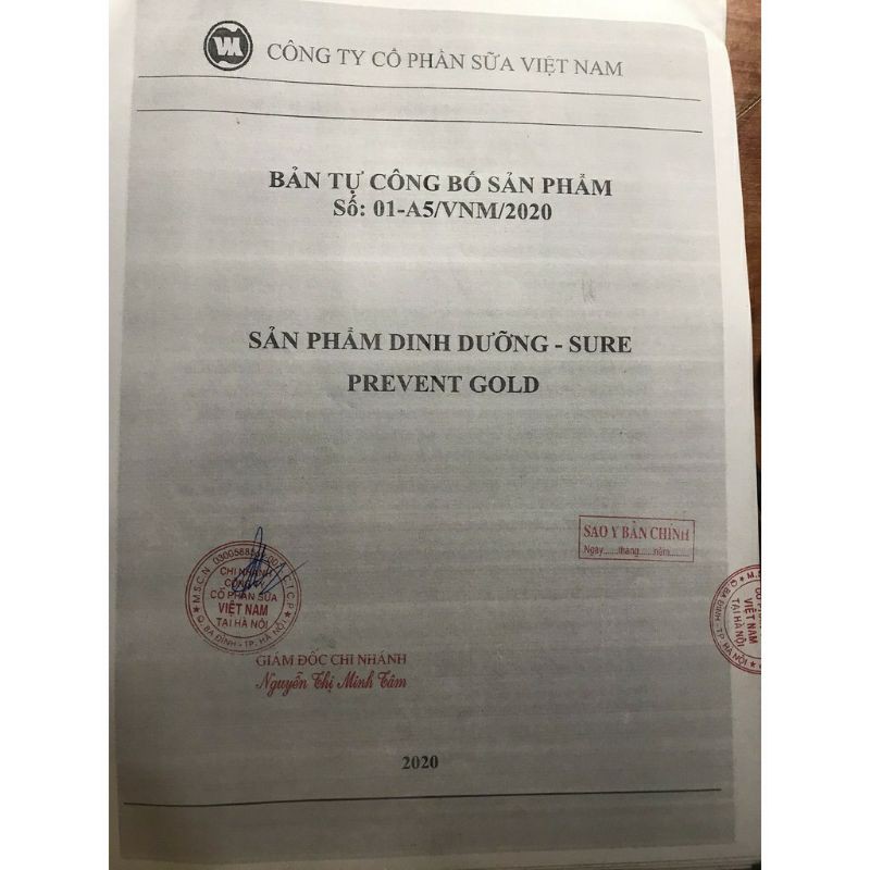 Sữa bột Vinamilk sureprevent 400gr