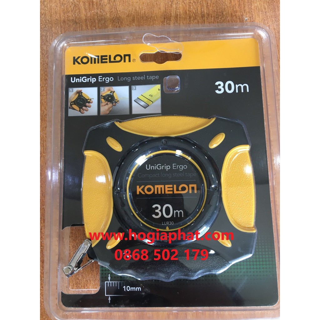 Thước dây Komelon 5m; 10m; 20m; 30m