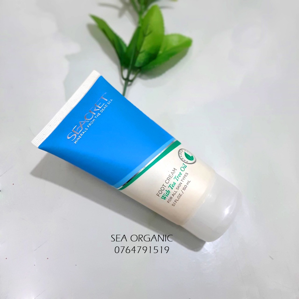 KEM DƯỠNG DA CHÂN MUỐI KHOÁN VÀ TRÀM TRÀ SEACRET FOOT CREAM WITH TEA TREE OIL