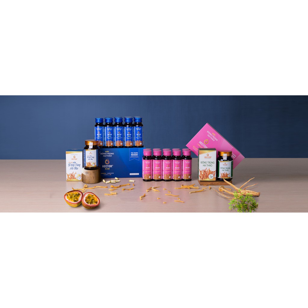[Mã 66FMCGSALE hoàn 8% xu đơn 500K] ✅Nước Đông Trùng Hạ Thảo Hector Collagen Hộp 10 Chai Hector Cordyceps Collagen | BigBuy360 - bigbuy360.vn