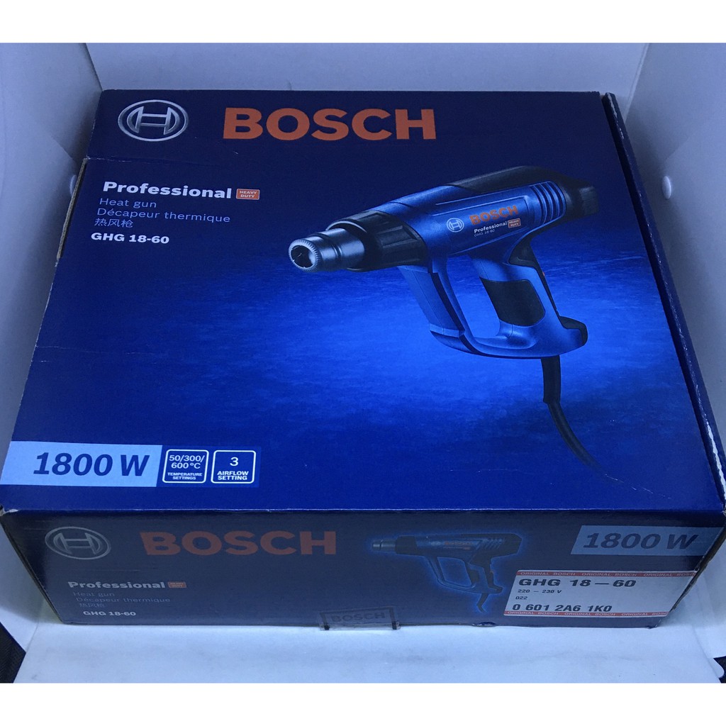 Máy thổi hơi nóng Bosch GHG 18-60