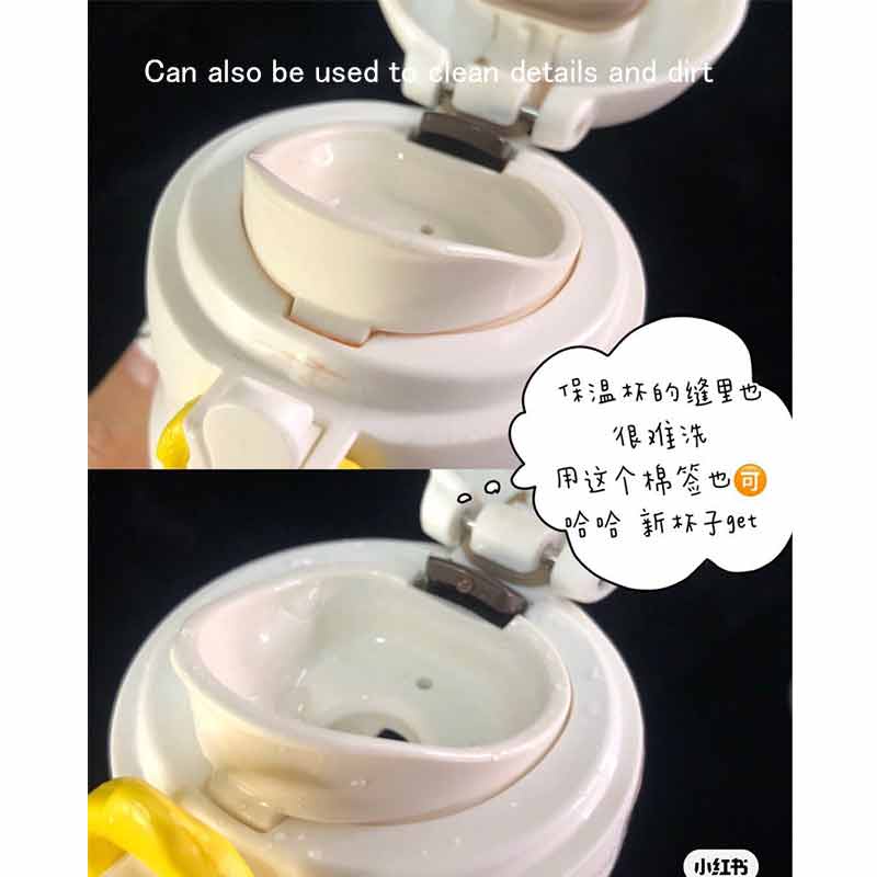 Set 100 tăm bông nano siêu mịn dùng một lần đa năng