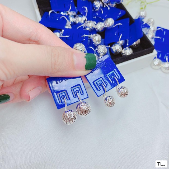 BÔNG TAI MÓC CẦU PHAY SÁNG ĐẸP CHUẨN BẠC TA