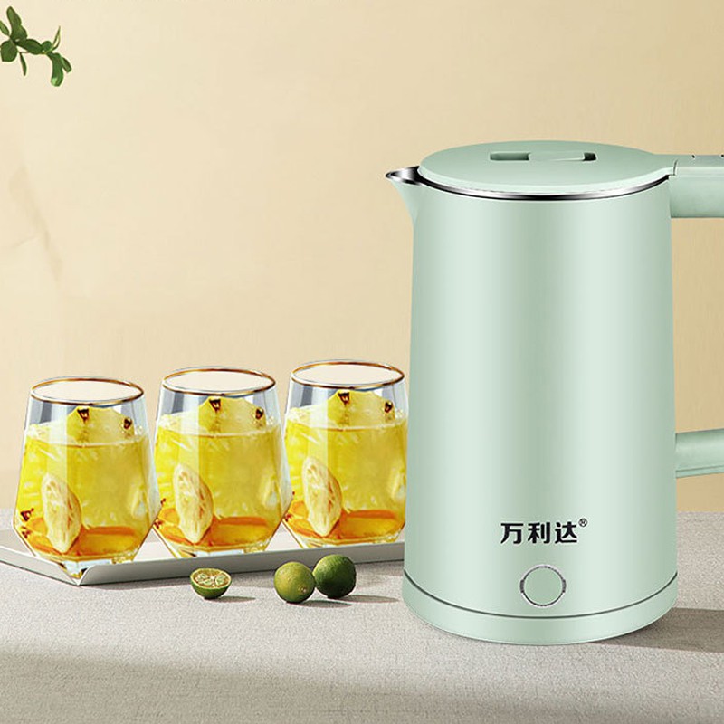 Ấm siêu tốc giữ nhiệt - Ấm đun nước Inox 304 đa năng dung tích 2.3 Lít công suất 1500W bảo hành 6 tháng