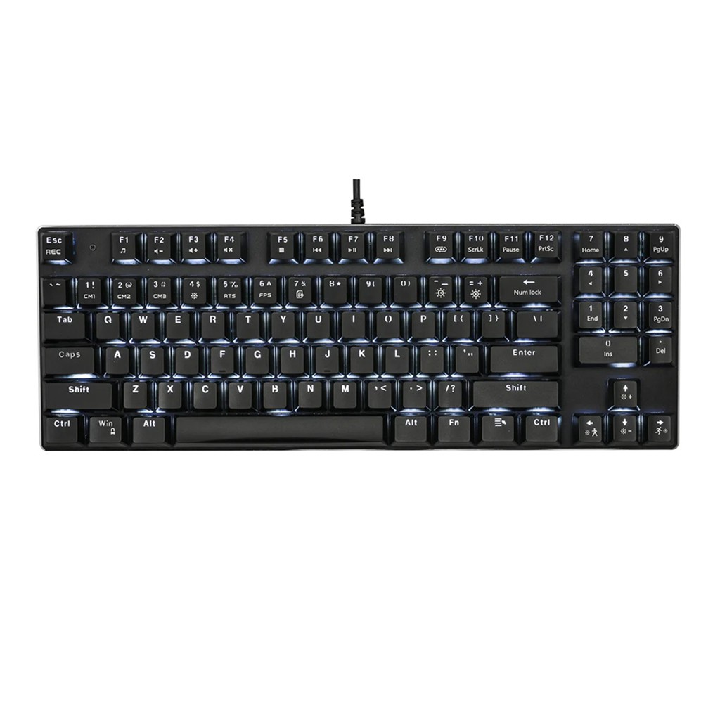 Bàn phím cơ E-DRA EK389 - Outemu switch siêu bền - Keycap ABS Double Shot - Led siêu sáng màu trắng - Bảo hành 2 năm