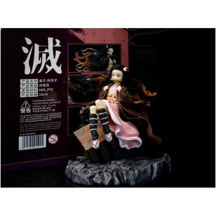 Mô hình Nezuko Kimetsu no Yaiba - Demon Slayer 17cm