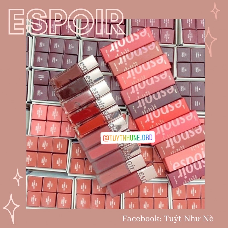 Son Espoir Couture Lip Tint Velvet & Shine bản mới Fall/Winter '21 | BigBuy360 - bigbuy360.vn