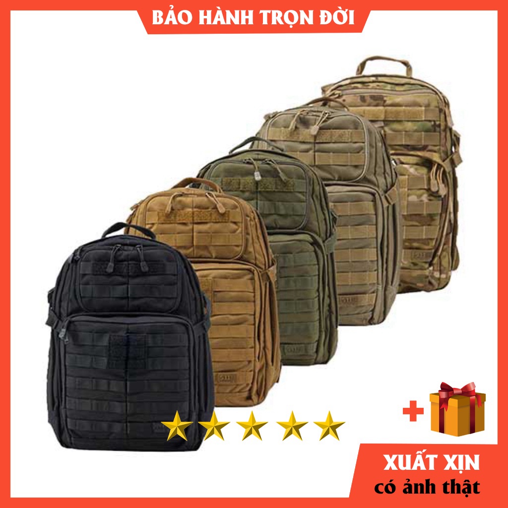 Balo phượt 5.11 Tactical Rush 12 -511⚡️[ HÀNG XUẤT DƯ ] ⚡️balo leo núi chiến thuật tactical du lịch chống nước tuyệt đối